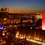 Caesars Palce, Bally's und Flamingo vom Eiffel Tower aus gesehen