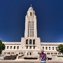 State Capitol Lincoln - Das dritte Capitol, das an der selben Stelle von 1922 - 1932 erbaut wurde.<br />Das erste, das von der üblichen Capitolbauweise abging und höher wurde.<br /><br />Besucht am: 30.7.2006<br />Mein 29. Capitol