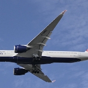 British Airways - Airbus A350-1041 - G-XWBC
SAN - Balboa Stadium Pedestrian Bridge - 7.10.2023 - 5:12 PM