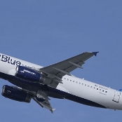 jetBlue Airways - Airbus A320-232 - N659JB "BetaBlue" "Spotlight" tail design 
SAN - Fire-Rescue Training Facility - 7.10.2023 - 3:35 PM