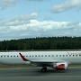 Austrian Airlines - Embraer ERJ-195LR - OE-LWA<br />ARN - Gate F39 - 17.7.2023 - 11:17
