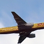 DHL - Boeing 757-236(SF) - G-BMRI "No.1 Best Workplace" sticker & "Delivered with Pride"  tail design<br />OSL - Comfort Inn Runway Hotel Area - 18.7.2023 - 20:23