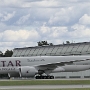 Qatar Airways Cargo - Boeing 777-FDZ - A7-BFK<br />OSL - Comfort Inn Runway Hotel Area - 18.7.2023 - 13:54