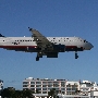 US Airways Airbus A319-112 - N751UW<br />SXM - Maho Beach - 29.1.2007 - 4:15 PM