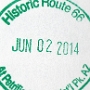 Historic Route 66 at Petrified Forest National Park<br />02.06.2014