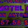 17.-20.5.2000 - Motel 6 San Antonio/TX - $172,76 = 386,05 DM für 3 Nächte - Zimmer 218