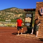 Der mit eigenem Eingang versehene Teil des Zion NP,<br />der Kolob Canyon (über Exit 40 der Interstate zu erreichen),<br />ist nur wenig besucht. <br />Die Kolob Canyons Road windet sich<br />entlang der South Fork des Taylor Creek hinauf zum Lee Pass.<br /><br />Besucht am 26.9.2009