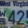 Licence Plate West Virginia