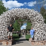 Geweihbogen in Jackson Hole.<br />Besucht am 3.6.2012