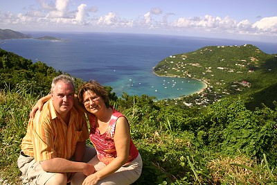 Blick auf die Cane Garden Bay  - Tortola