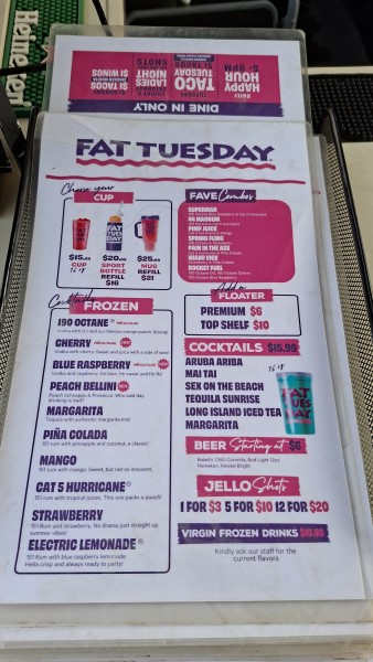 Fat Tuesday Aruba