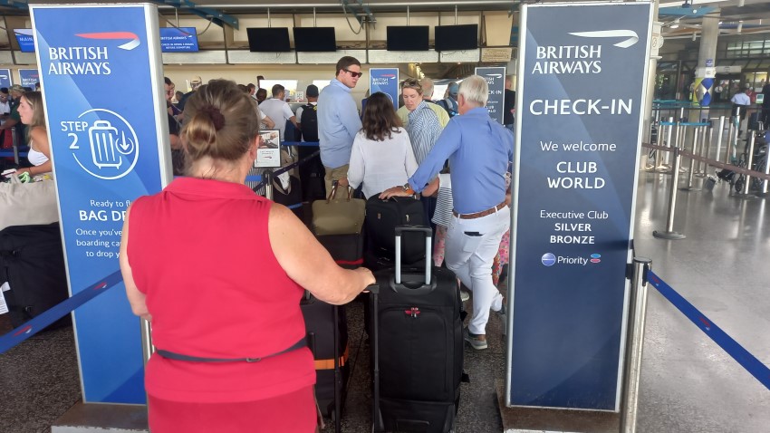 GAIA - Grantley Adams International Airport Barbados British Airways Club World Check-In