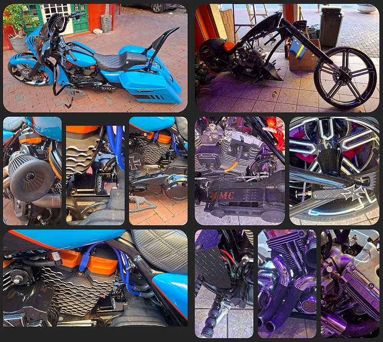 Harley Davidson im Wild Hogs Club in Curacao