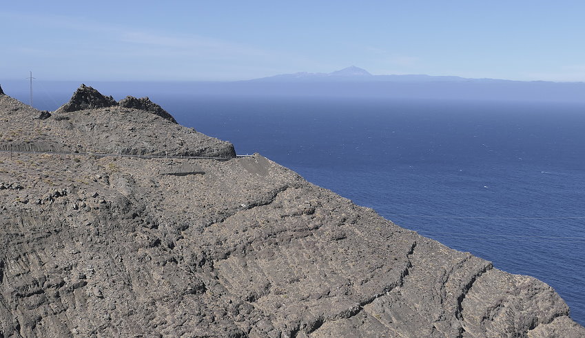 Blick auf Teneriffa und den Teide