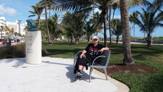 gibt es definitiv Schlimmeres, als im Januar in South Beach in der Sonne zu sitzen