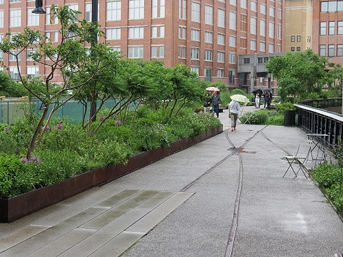 High Line im Regen