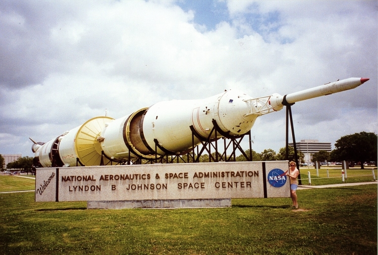 gSaturn V Rakete Houston Space Center