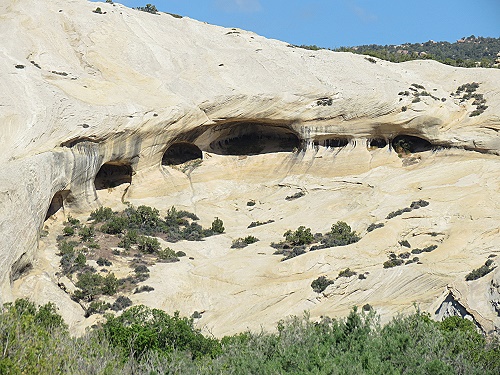 Alkoven in der Nhe des Moonshine Arches